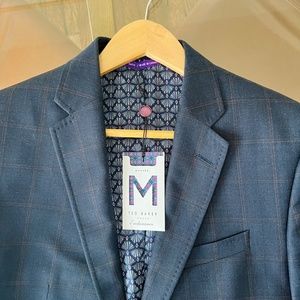 ted baker London endurance suit black and purple